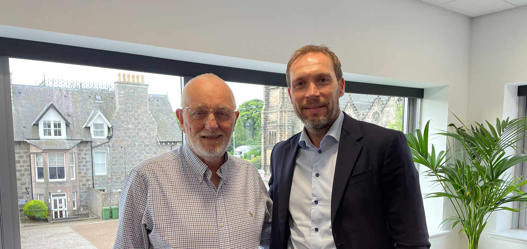 An image of Fowler Mckenzie M.D. Phil McKenzie with Russell Anderson